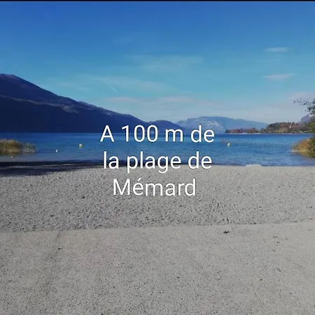 A 100 M De La Plage, T2-46 M2, La Baie De Memard, Lac Du Bourget, Savoie